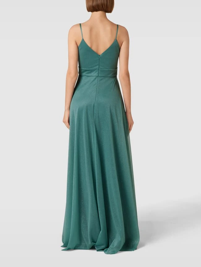TROYDEN COLLECTION Abendkleid In Schimmernder Optik - Petrol 7 TROYDEN COLLECTION Abendkleid In Schimmernder Optik - Petrol – Bild 5