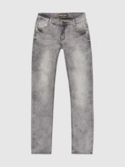 Blue Effect Stone Washed Skinny Fit Jeans - Hellgrau