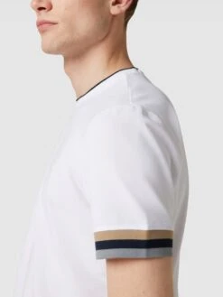 Christian Berg Men T-Shirt Mit Kontraststreifen - Weiß -Beliebt Bekleidungsgeschäft 9gqj2k2b9kq50kq98gol4d1h8p5jikac8krlak2774s52e2l6p85alhn8514ahi58ss4ee9j8lb38jhl6p3jeo9k6hh34cb561hmccpkccr3cohp6gpjgp1m65gjid1n6dim2co