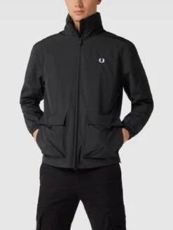 Fred Perry Jacke Mit Label-Stitching - Schwarz -Beliebt Bekleidungsgeschäft 9gr38dqgad9kedae9srk2i2iap7k6di69l54ghi4a0pl6gid9d1k4iag6pajejae8p9kmipk9h5k4ki6913j6e9mcli34d346dgj2e9k6ti6ce31cgs64ohjcoq62dr6cdi68oo