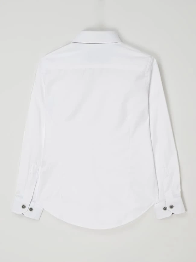 G.O.L. Slim Fit Hemd Aus Baumwollmischung - Weiß 5 G.O.L. Slim Fit Hemd Aus Baumwollmischung - Weiß – Bild 3