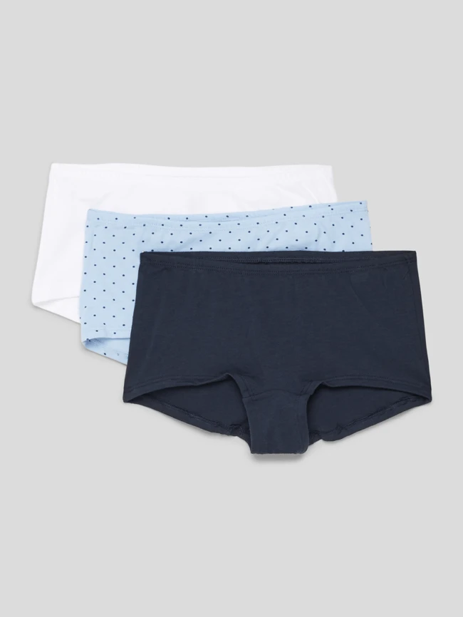 Schiesser Trunks Mit Allover-Muster Im 3er-Pack - Blau 3 Schiesser Trunks Mit Allover-Muster Im 3er-Pack - Blau