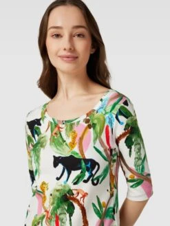 Marc Cain Longsleeve Mit Allover-Muster - Offwhite -Beliebt Bekleidungsgeschäft 9h454k2ja8pjej2l956j2iqg8h356dhp750kui2baopl2hih99950hib91538higad2kaka784sksc2i913jac31cgqj4eb36ks68c1k6tim2oj460p36e3360oj4p1h6pi66cg