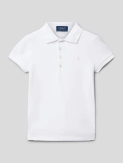 Polo Ralph Lauren Teens Poloshirt Mit Label-Stitching - Weiß