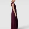 Jake*s Cocktail Abendkleid Mit Floraler Spitze - Bordeaux Rot