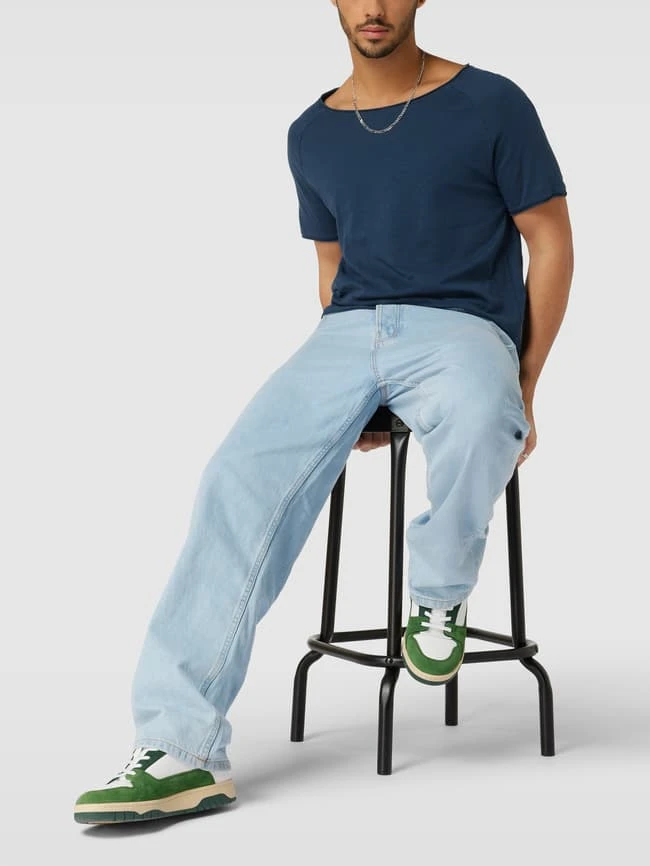 REVIEW T-Shirt Mit Rundhalsausschnitt - Dunkelblau 3 REVIEW T-Shirt Mit Rundhalsausschnitt - Dunkelblau