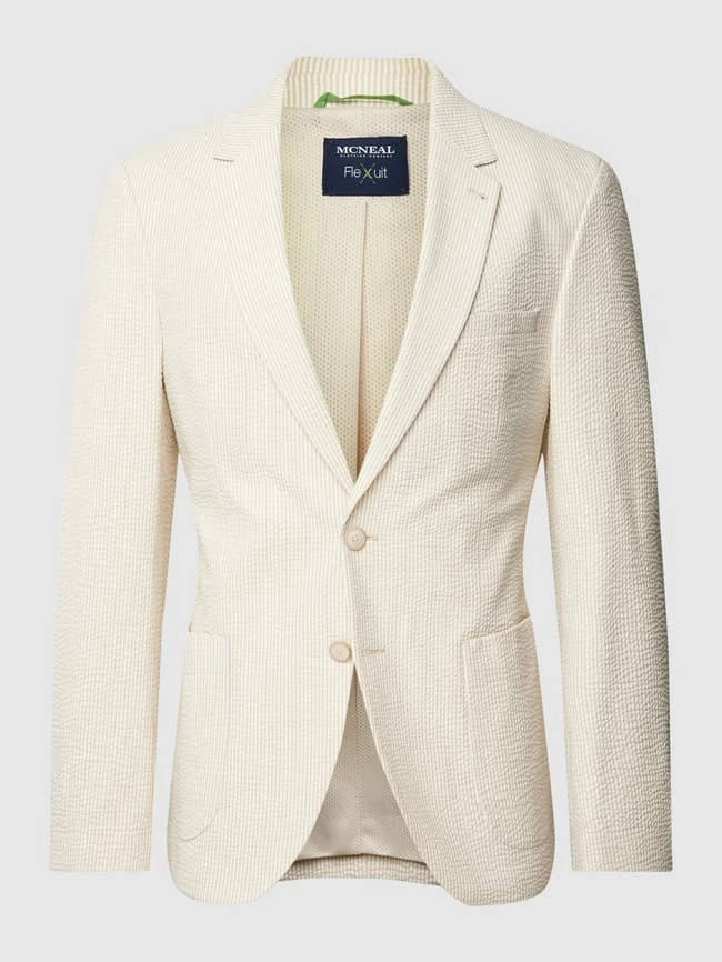 MCNEAL Sakko Mit Strukturmuster - Beige 4 MCNEAL Sakko Mit Strukturmuster - Beige – Bild 2