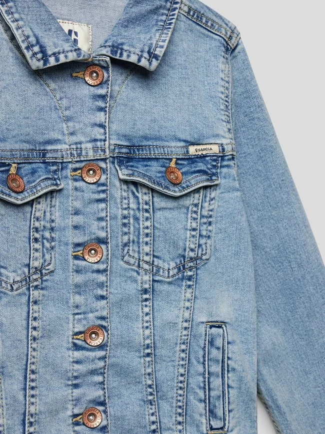 Garcia Jeansjacke Mit Brusttaschen - Jeans 4 Garcia Jeansjacke Mit Brusttaschen - Jeans – Bild 2