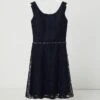 G.O.L. Kleid Aus Spitze Mit Zierperlen - Marineblau