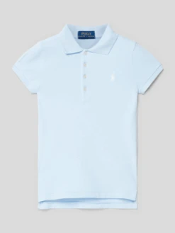 Polo Ralph Lauren Teens Poloshirt Mit Label-Stitching - Bleu
