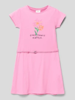 S.Oliver RED LABEL Kleid Mit Motiv-Print - Pink