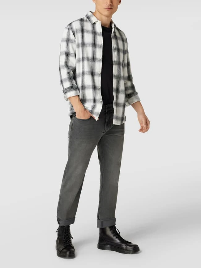 REVIEW Slim Fit Jeans Mit Stretch-Anteil - Mittelgrau 3 REVIEW Slim Fit Jeans Mit Stretch-Anteil - Mittelgrau