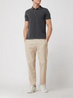 Marc O'Polo Poloshirt Aus Baumwolle - Anthrazit