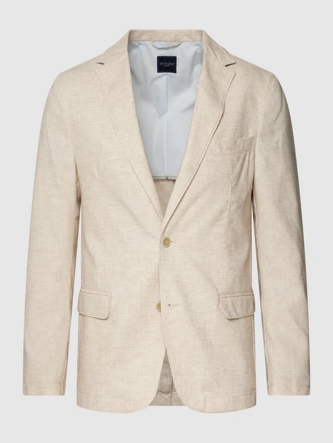 Christian Berg Men 2-Knopf-Sakko Mit Strukturmuster - Beige 4 Christian Berg Men 2-Knopf-Sakko Mit Strukturmuster - Beige – Bild 2