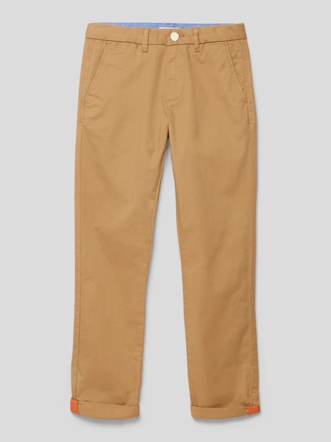 Scotch & Soda Regular Slim Fit Stoffhose Mit Paspeltaschen Am Gesäß - Sand 3 Scotch & Soda Regular Slim Fit Stoffhose Mit Paspeltaschen Am Gesäß - Sand
