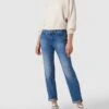 Cambio Low Rise Jeans Im Straight Fit - Blau