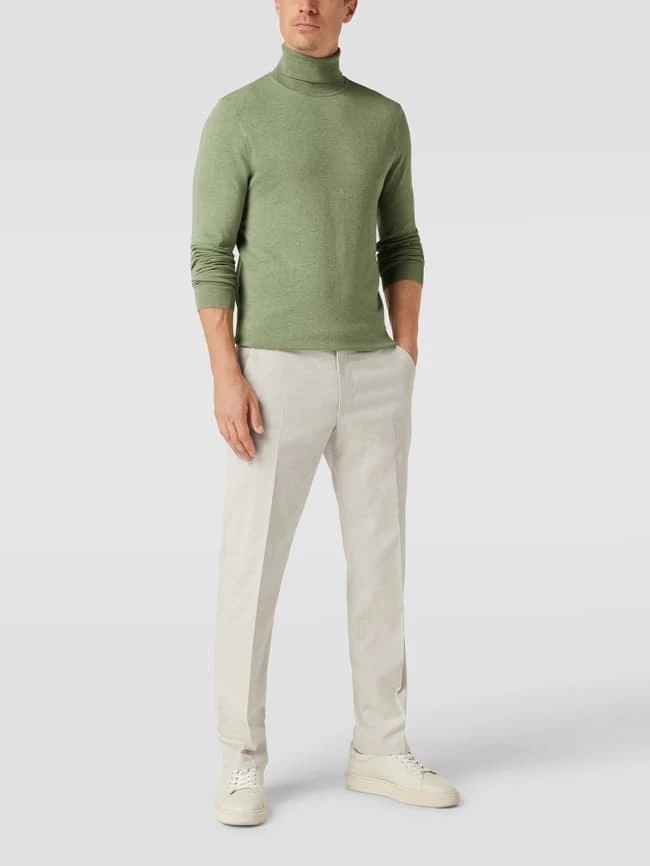 MCNEAL Longsleeve Mit Geripptem Rollkragen - Mint Meliert 3 MCNEAL Longsleeve Mit Geripptem Rollkragen - Mint Meliert