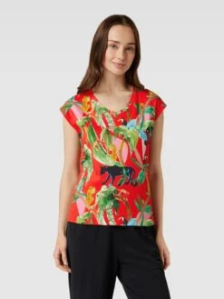 Marc Cain T-Shirt Mit Allover-Muster - Rot -Beliebt Bekleidungsgeschäft 9l6j6kho8584kkqc65338i29a1a4gjhh8sqj2hi9a8q4udi371546j299krjce1n8594qhhp8d54acqh613mccj16hij2e9pcdi36d1kcksm8e9nchh34ob5ccrj2d1l6go3gc0