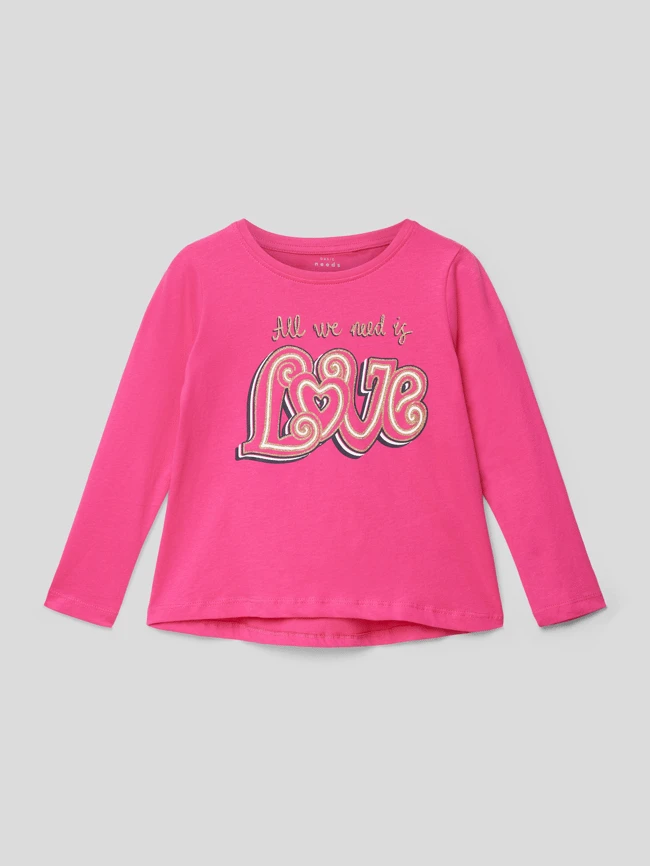 Name It Longsleeve Mit Motiv-Print Modell 'VIOLET' - Pink 3 Name It Longsleeve Mit Motiv-Print Modell 'VIOLET' - Pink