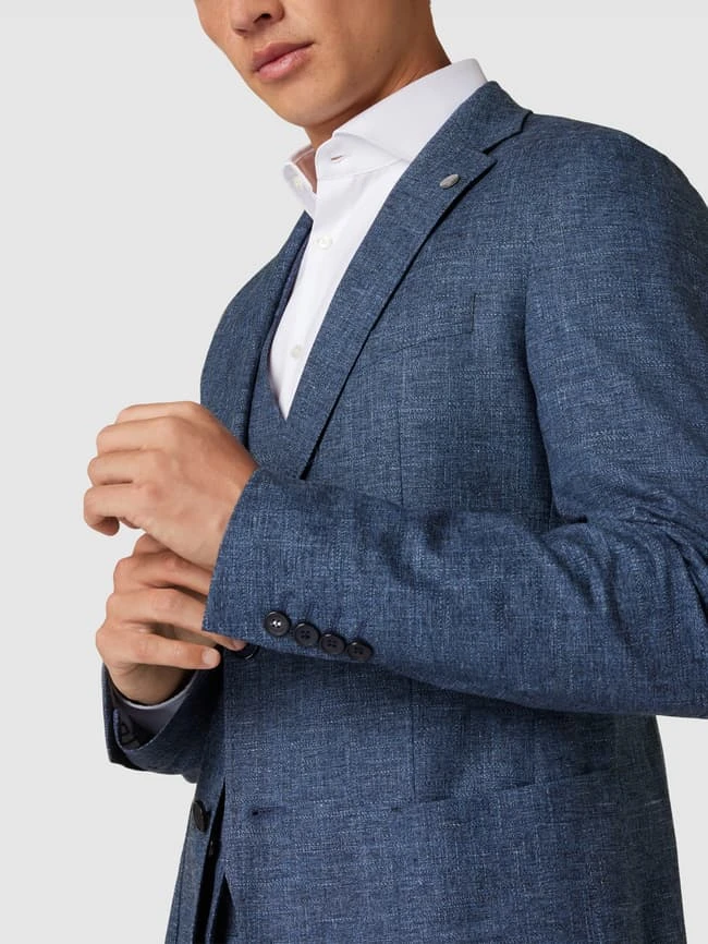 Strellson 2-Knopf-Sakko Mit Allover-Muster Modell 'Acon' - Royalblau 5 Strellson 2-Knopf-Sakko Mit Allover-Muster Modell 'Acon' - Royalblau – Bild 3