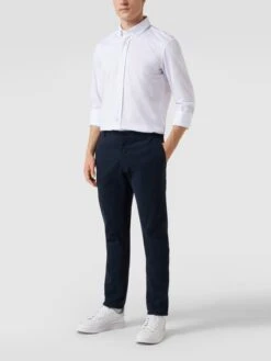 BOSS Regular Fit Business-Hemd Aus Baumwoll-Mix - Weiß