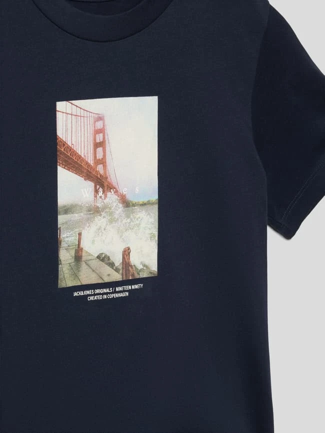 Jack & Jones T-Shirt Mit Motiv-Print Modell 'COPENHAGEN' - Marineblau 4 Jack & Jones T-Shirt Mit Motiv-Print Modell 'COPENHAGEN' - Marineblau – Bild 2