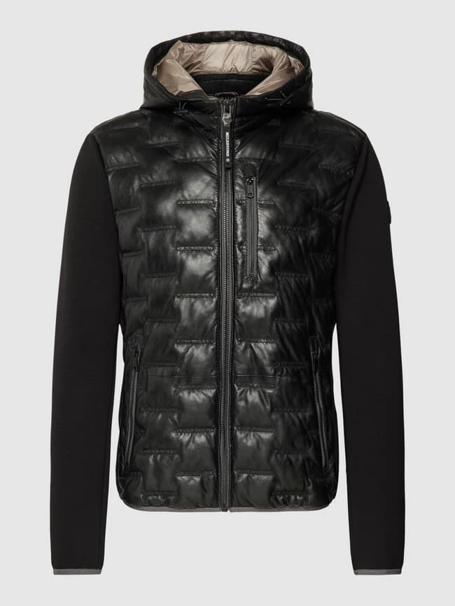 Milestone Lederjacke Mit Abnehmbarer Kapuze Modell 'Cassian' - Schwarz 4 Milestone Lederjacke Mit Abnehmbarer Kapuze Modell 'Cassian' - Schwarz – Bild 2