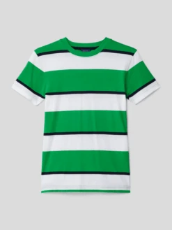 Gant T-Shirt Mit Streifenmuster - Grün