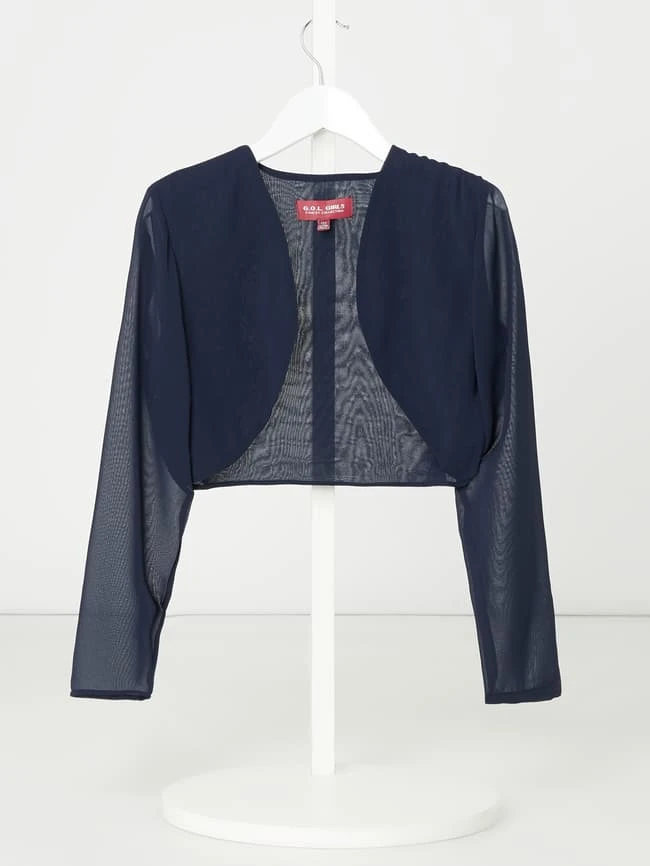 G.O.L. Bolero Aus Chiffon - Marineblau 3 G.O.L. Bolero Aus Chiffon - Marineblau