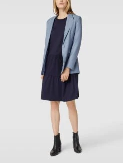 Marc Cain Minikleid Mit Nahtreißverschluss - Marineblau