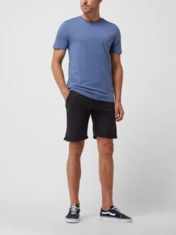 MCNEAL Chino-Shorts Aus Piqué - Marineblau