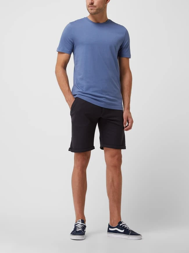 MCNEAL Chino-Shorts Aus Piqué - Marineblau 3 MCNEAL Chino-Shorts Aus Piqué - Marineblau