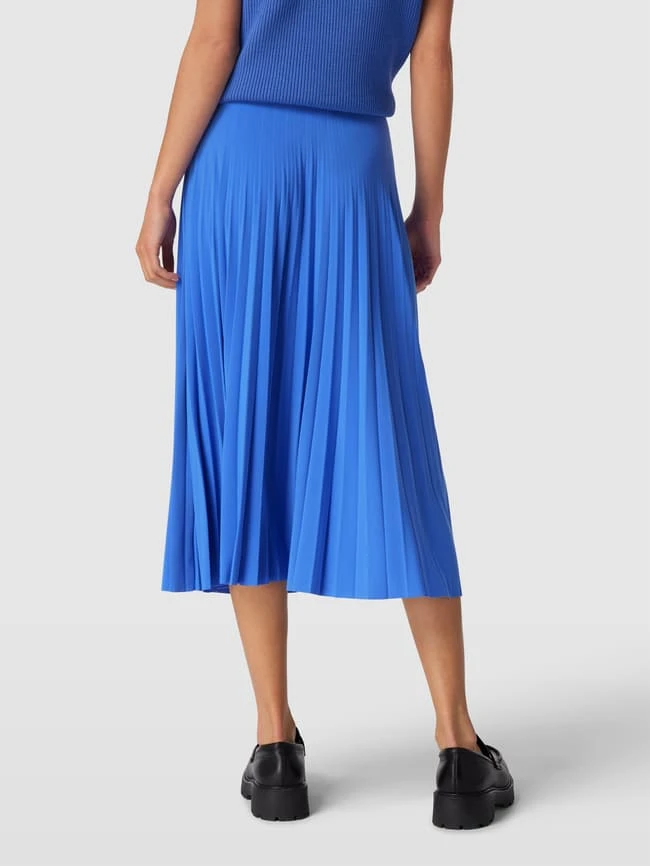 Rich&royal Rich & Royal Midirock Mit Plisseefalten - Royalblau 7 Rich&royal Rich & Royal Midirock Mit Plisseefalten - Royalblau – Bild 5