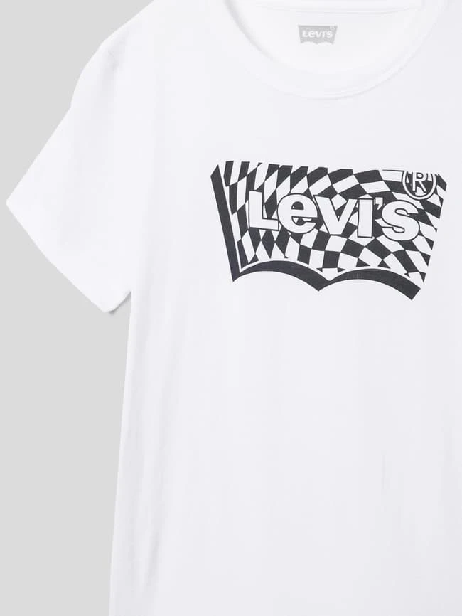 Levi’s® Kids T-Shirt Mit Label-Print - Weiß 4 Levi’s® Kids T-Shirt Mit Label-Print - Weiß – Bild 2