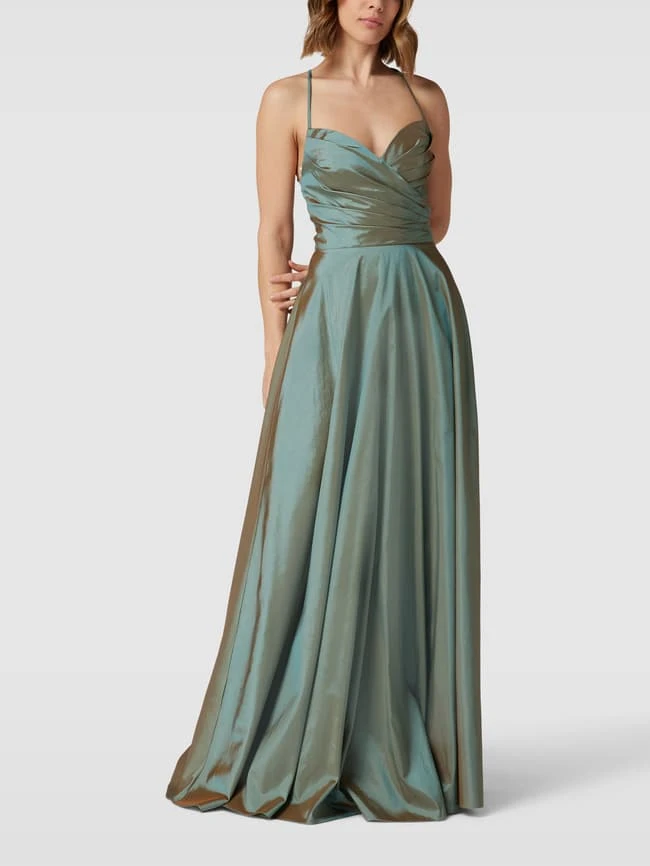 Luxuar Abendkleid Mit Herz-Ausschnitt - Grün 3 Luxuar Abendkleid Mit Herz-Ausschnitt - Grün