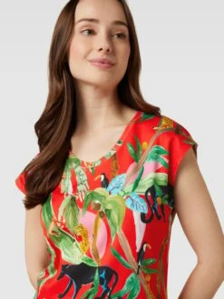 Marc Cain T-Shirt Mit Allover-Muster - Rot -Beliebt Bekleidungsgeschäft 9palcgqb6sr48hhj88r48kpg95al8chk8p64oiq6854k8gqe88p5ccq4agqkmj1o9l4kkh1ga14l8d2g9p3j8p9g6lgm4p1j61j34phk71gjeob474q34db2copjad3364o36o8