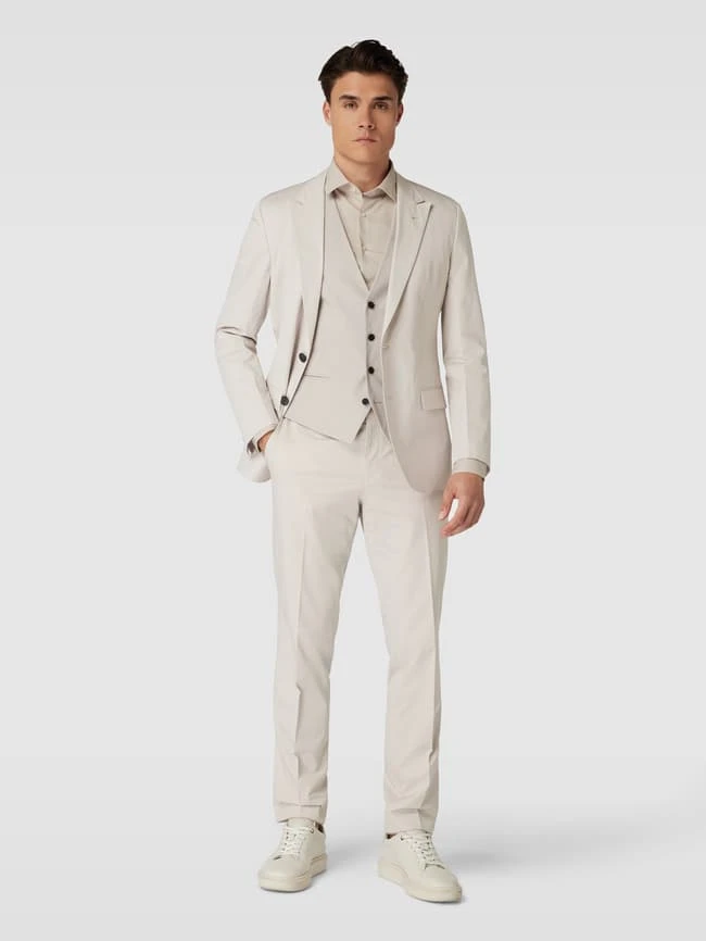 HUGO Anzug Mit 2-Knopf-Sakko Modell 'Henry/Getlin' - Beige 3 HUGO Anzug Mit 2-Knopf-Sakko Modell 'Henry/Getlin' - Beige