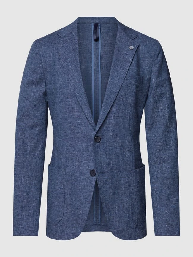 Strellson 2-Knopf-Sakko Mit Allover-Muster Modell 'Acon' - Royalblau 4 Strellson 2-Knopf-Sakko Mit Allover-Muster Modell 'Acon' - Royalblau – Bild 2