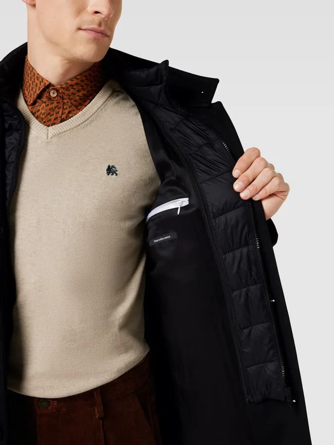 Strellson Mantel Mit Label-Applikation Modell 'Finlay' - Schwarz 5 Strellson Mantel Mit Label-Applikation Modell 'Finlay' - Schwarz – Bild 3