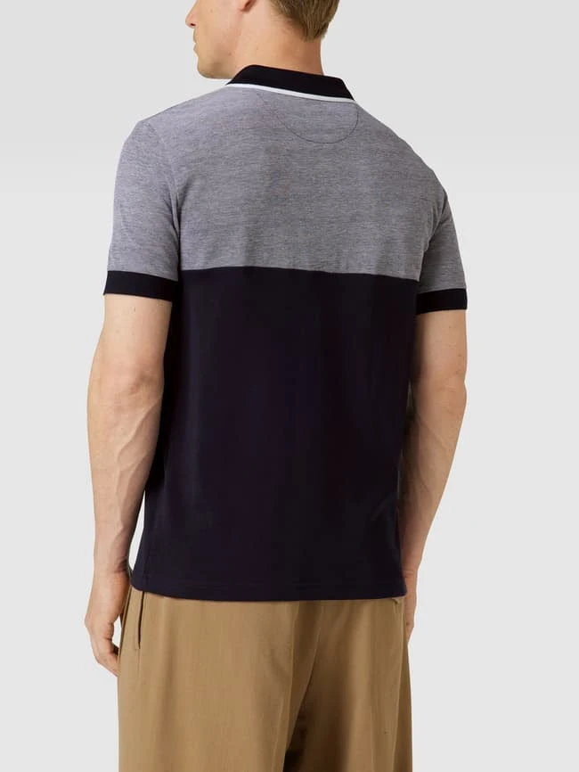 Christian Berg Men Poloshirt Mit Kurzer Knopfleiste - Marineblau 7 Christian Berg Men Poloshirt Mit Kurzer Knopfleiste - Marineblau – Bild 5