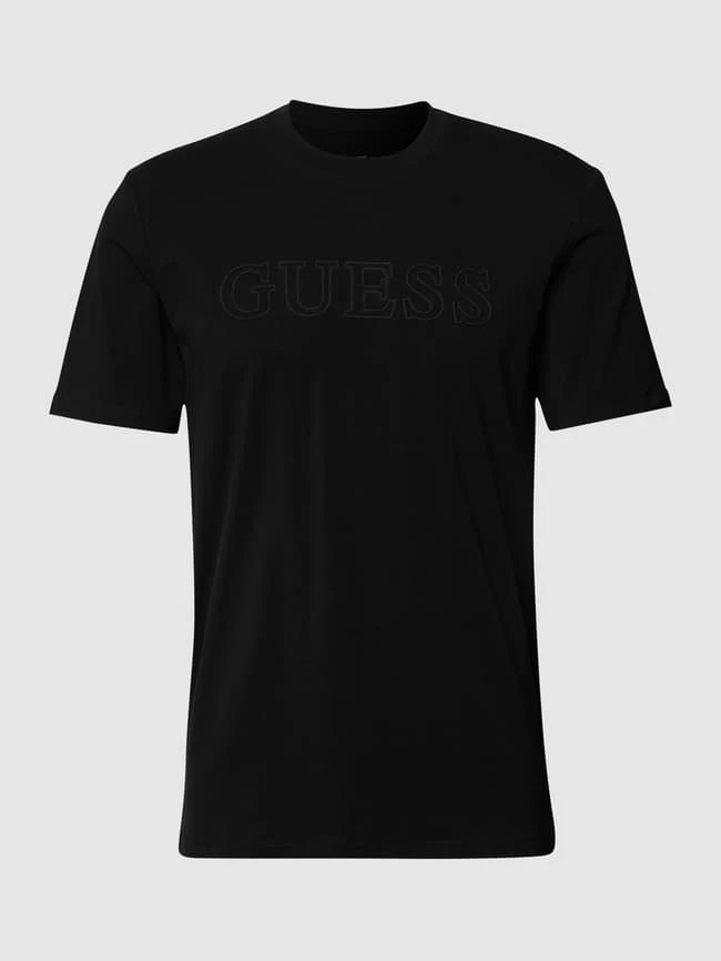 Guess T-Shirt Mit Label-Print - Schwarz 4 Guess T-Shirt Mit Label-Print - Schwarz – Bild 2