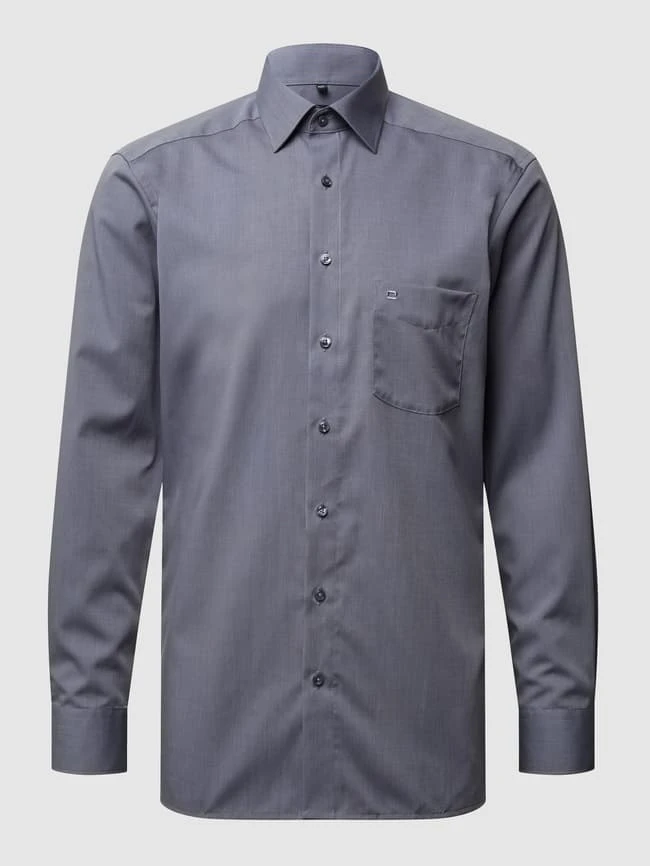 OLYMP Regular Fit Hemd Mit Kentkragen - Anthrazit 4 OLYMP Regular Fit Hemd Mit Kentkragen - Anthrazit – Bild 2