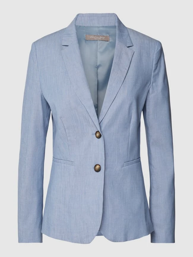 Christian Berg Woman Selection Blazer Mit Reverskragen - Hellblau Meliert 4 Christian Berg Woman Selection Blazer Mit Reverskragen - Hellblau Meliert – Bild 2