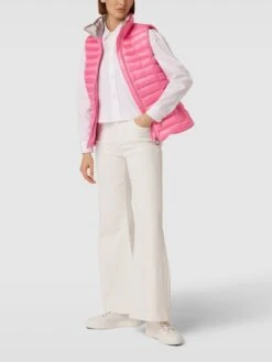 Wellensteyn Steppweste Mit Label-Detail Modell 'ITALY' - Pink