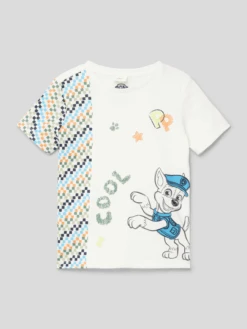 S.Oliver RED LABEL T-Shirt Mit Rundhalsausschnitt - Weiß