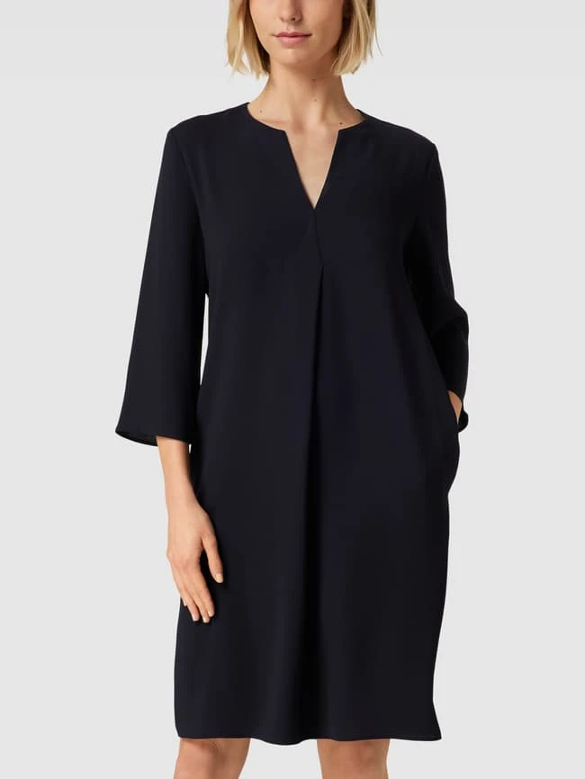 Windsor. Windsor Knielanges Kleid Mit Trompetenärmeln - Marineblau 6 Windsor. Windsor Knielanges Kleid Mit Trompetenärmeln - Marineblau – Bild 4