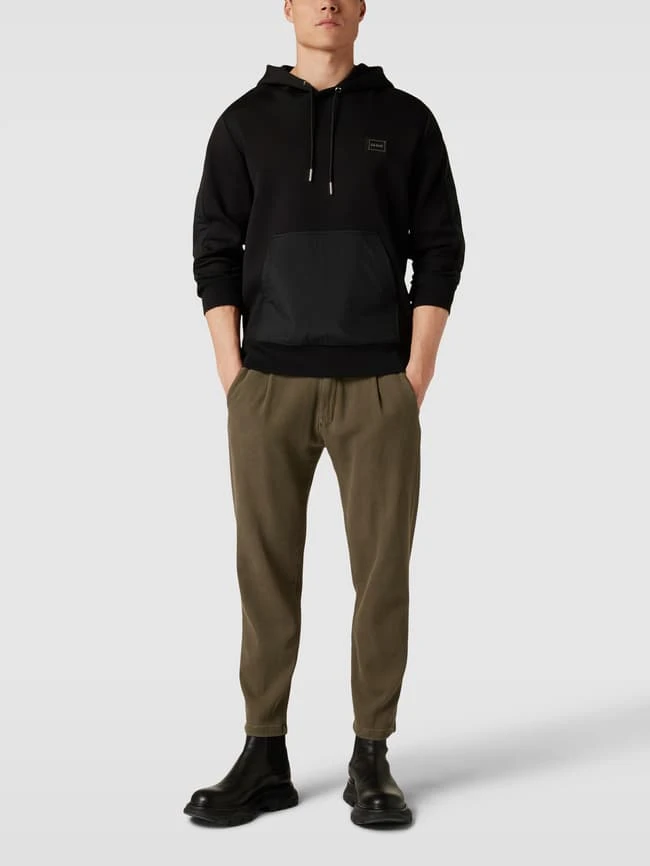 HUGO Hoodie Mit Känguru-Tasche Modell 'Daulo' - Schwarz 3 HUGO Hoodie Mit Känguru-Tasche Modell 'Daulo' - Schwarz