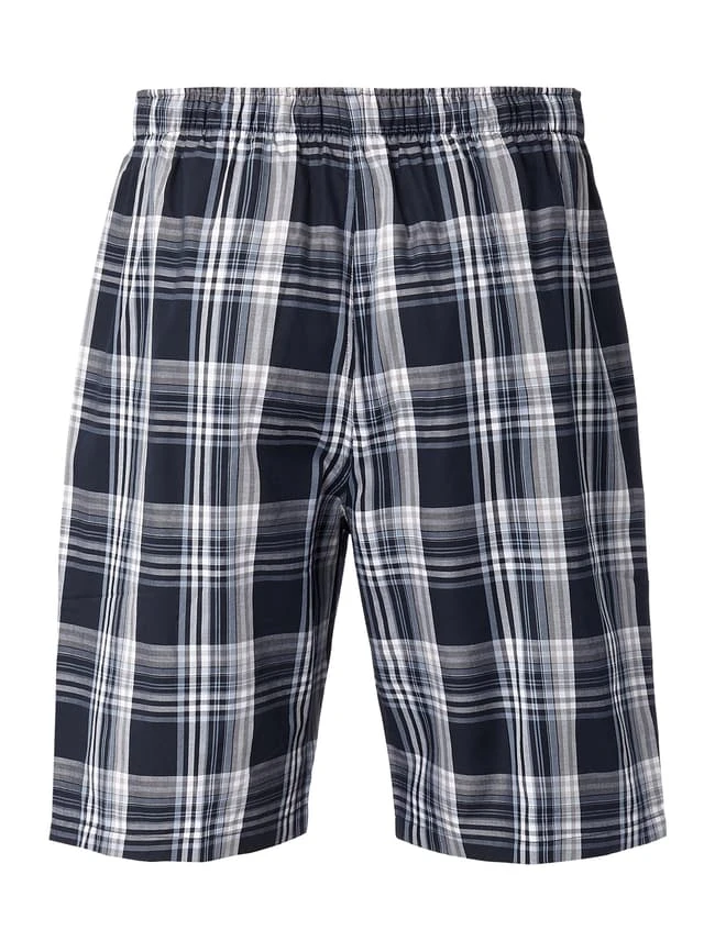 Schiesser Pyjamashorts Mit Taschen - Dunkelblau 5 Schiesser Pyjamashorts Mit Taschen - Dunkelblau – Bild 3