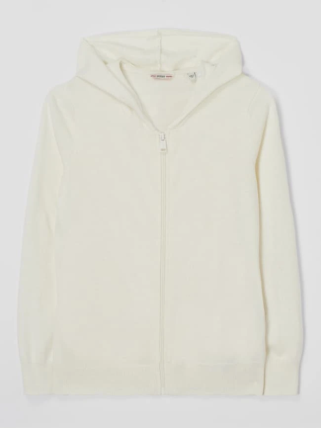 Guess Strickjacke Aus Modalmischung - Offwhite 3 Guess Strickjacke Aus Modalmischung - Offwhite