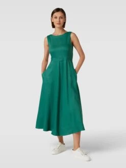 Weekend Max Mara Midikleid Mit Breiten Trägern Modell 'SCAFATI' - Grün -Beliebt Bekleidungsgeschäft a4okoki99hajej289h0kgipi7134kci46t14ci296p458ipla5alcgiba95kqe1p9p1kck1iad5jckq2993j2d1m74rjed1gcoq64c1kc8rjeo9mcgpj8or66ks3gp9o6ormcog